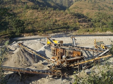 Moving in Ramganga stone crusher